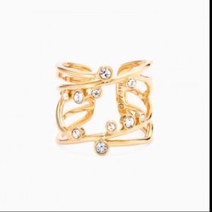 NWOT Stella & Dot Celestial Ring Gold plate